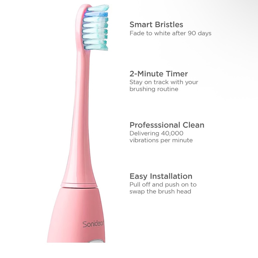 Soniclean Pro4800 Pink Electric Toothbrush – NWT - Picture 4 of 6